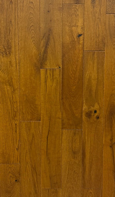 18/4x120xRL Oak Brushed Golden Lacquered  CLEARANCE