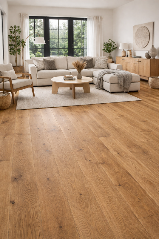 14/3x150x1900mm Oak  Brushed & Oiled