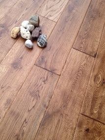 18x125 Handscraped Antique Lacquered
