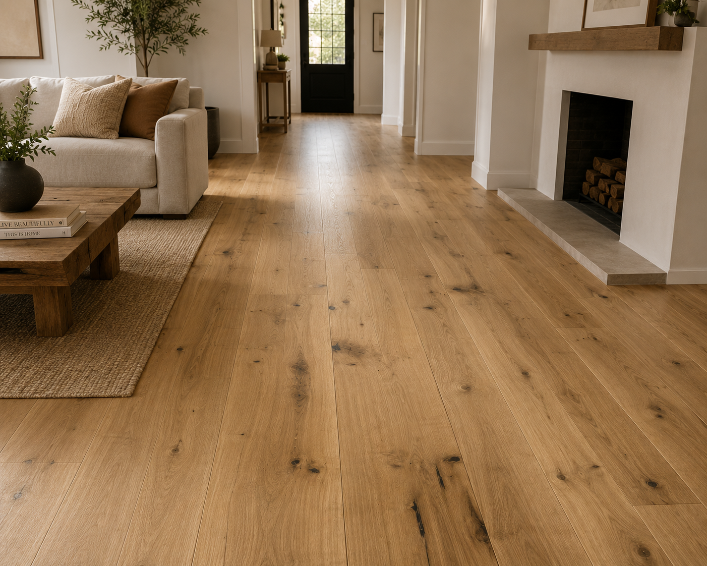 20/6x190x1900mm Rustic Oak Matt Lac CLEARANCE 100M2 Only