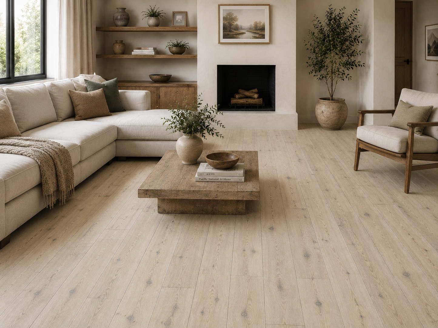 14/3x150x1900mm Raw White  Invisible Oiled