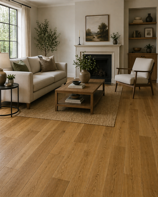 15/4x190x1900mm Oak Brushed AB Matt Lacquered