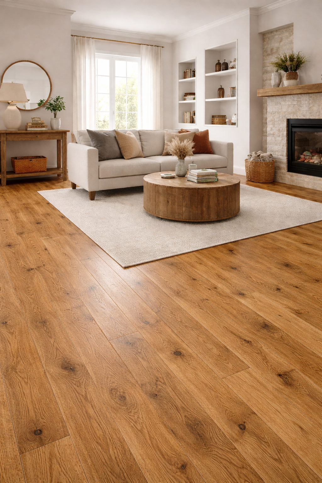 15/4x190x1900mm Oak Lacquered