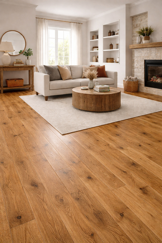 15/4x190x1900mm Oak Lacquered