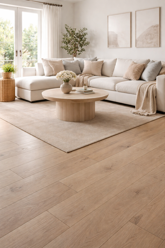 15/4x190x1900mm Oak White Lacquered
