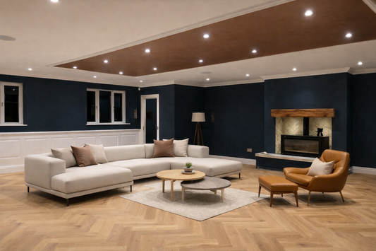 14/3x150x600mm Oak Invisible  Brushed Matt  AB Lacquered  Click
