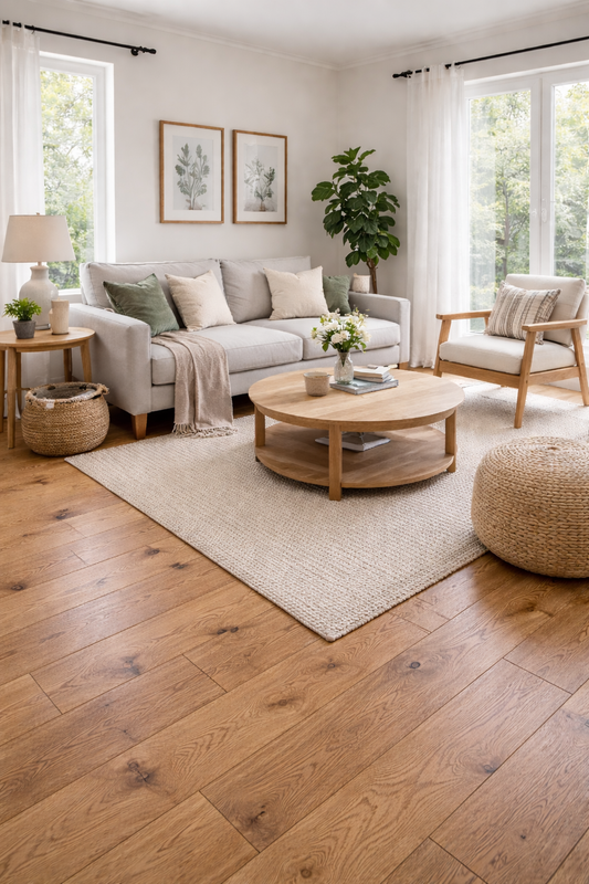 18x130 Solid Oak Lacquered