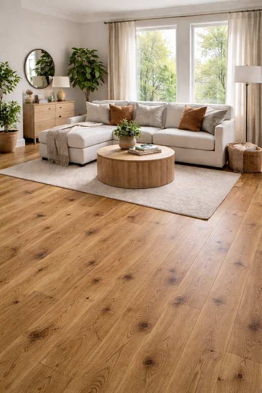 14/3x150x1900mm Oak Lacquered