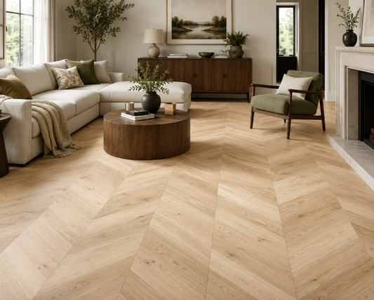 18/4x90x450mm  Chevron Unfinished
