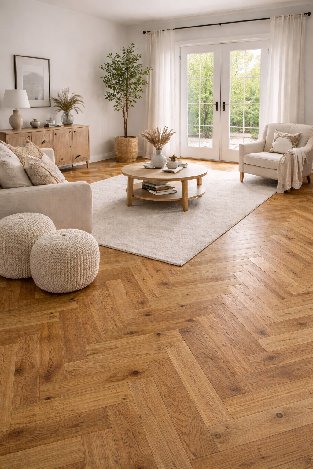 14/3x125x600mm Oak Brushed Lacquered