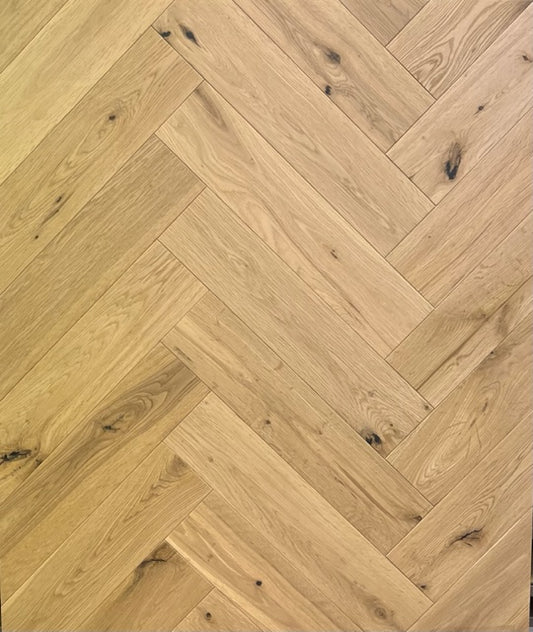 18/4x90x400mm Oak Invisible Matt Lacquered
