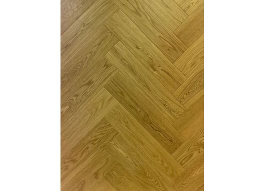 18/4x90x400mm Herringbone Lacquered Select Grade