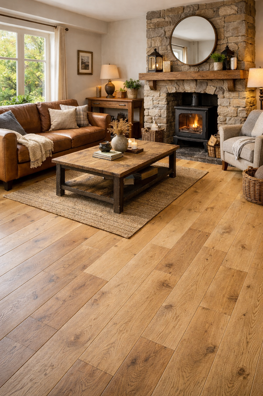 20/6x190x1900mm Oak Brushed & Oiled