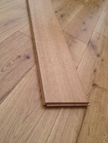 NATURE 125MM SOLID OAK RUSTIC  LACQUERED