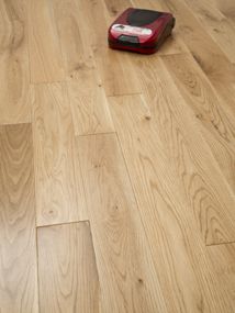 NATURE  90MM SOLID OAK RUSTIC  LACQUERED